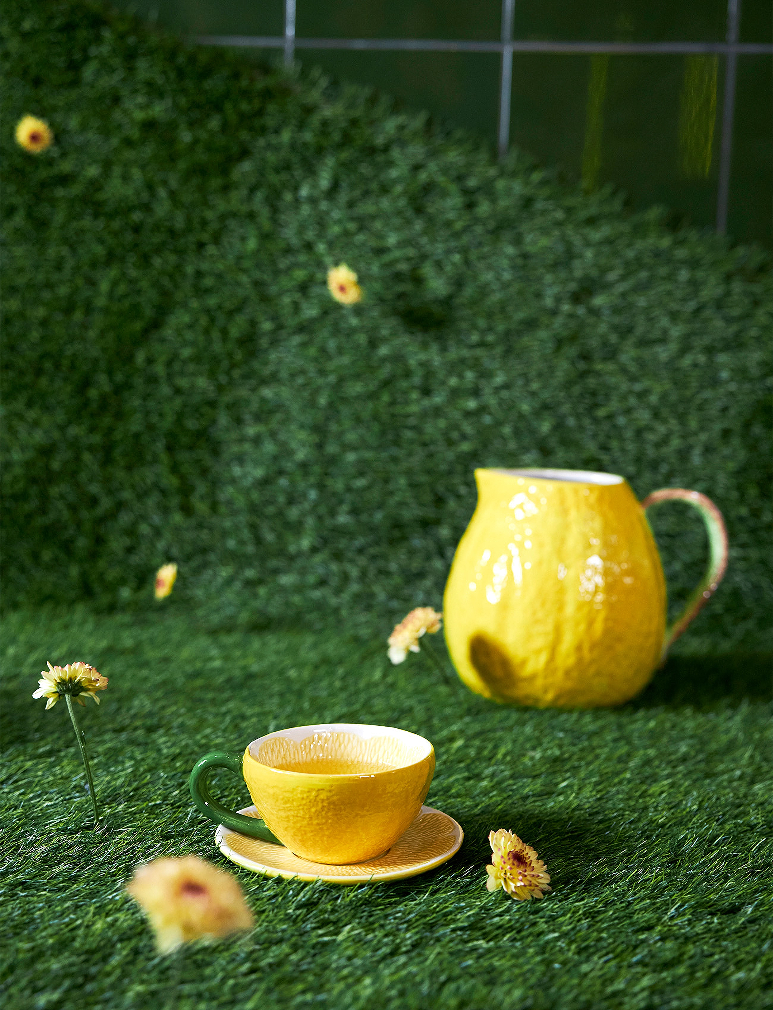 Byon - Cup and plate Lemon - laveste priser - yellow - 2