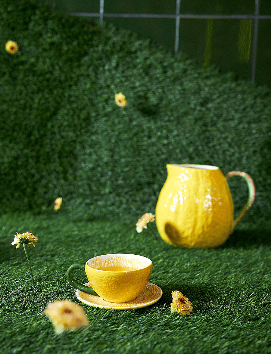 Byon - Cup and plate Lemon - kaffetassen - yellow - 2