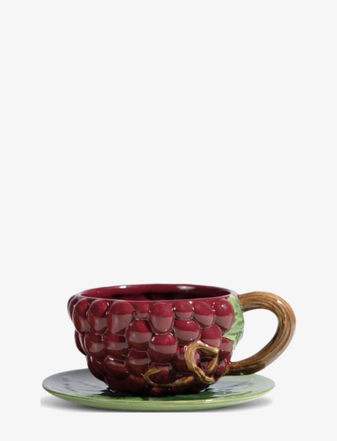 Byon Cup And Plate Grape, Tea Kop, Lila, Str: 26 CL