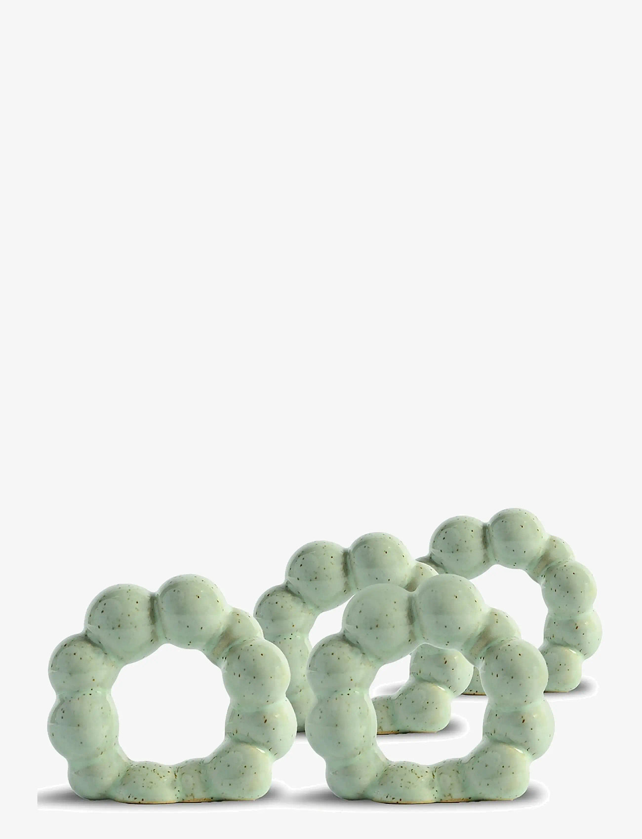 Byon - Napkin ring Porto 4pcs/set - serviettenringe- & halter - minty green - 1