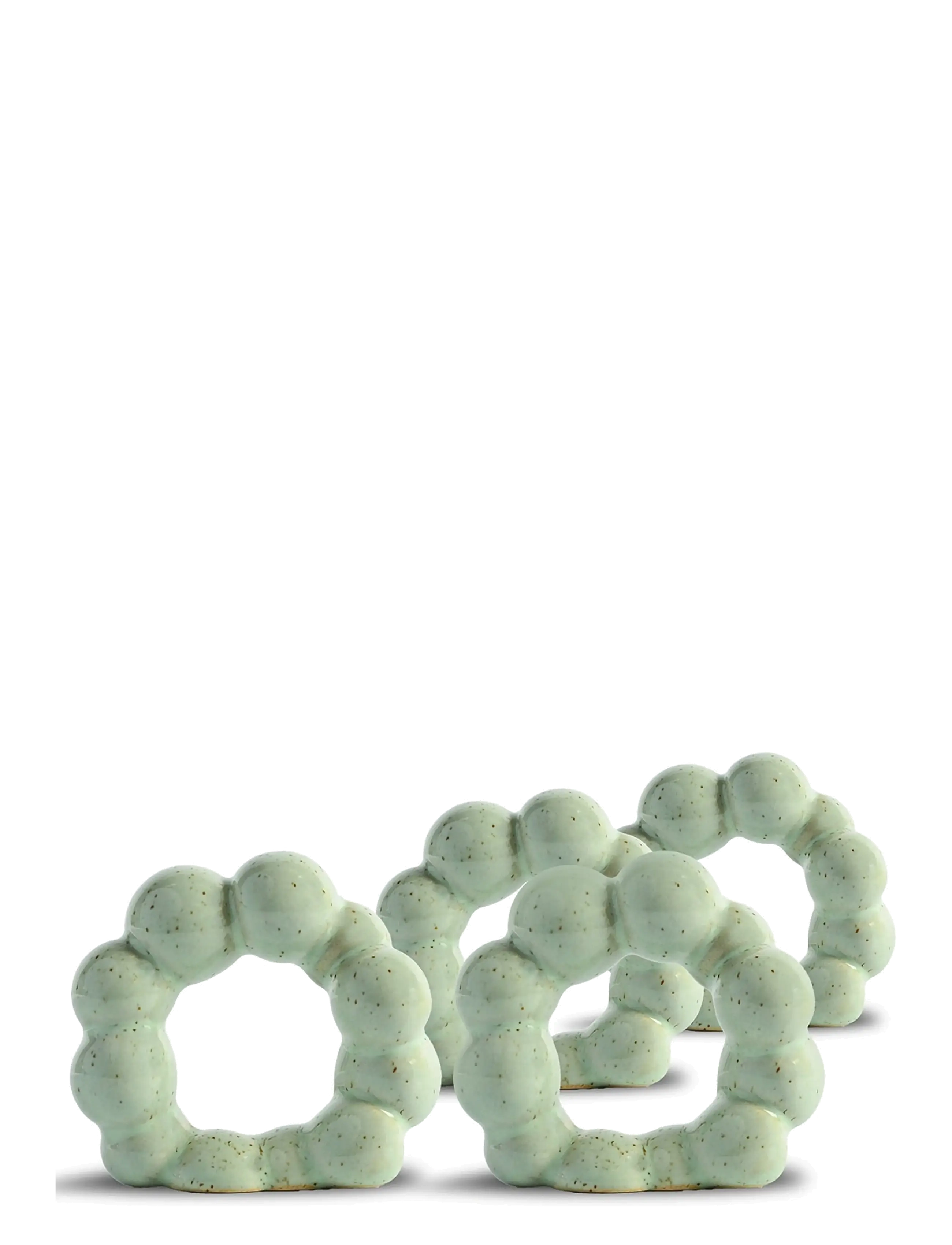 Byon Servettring Porto, 4-pack - Byon - MINTY GREEN / green