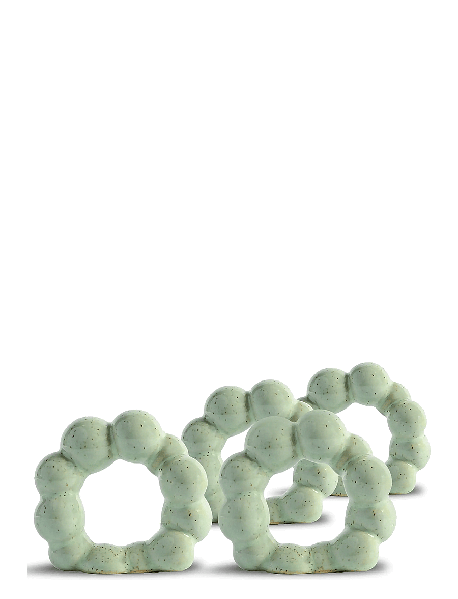 Byon - Napkin ring Porto 4pcs/set - salvrätikute rõngad ja hoidikud - minty green - 1