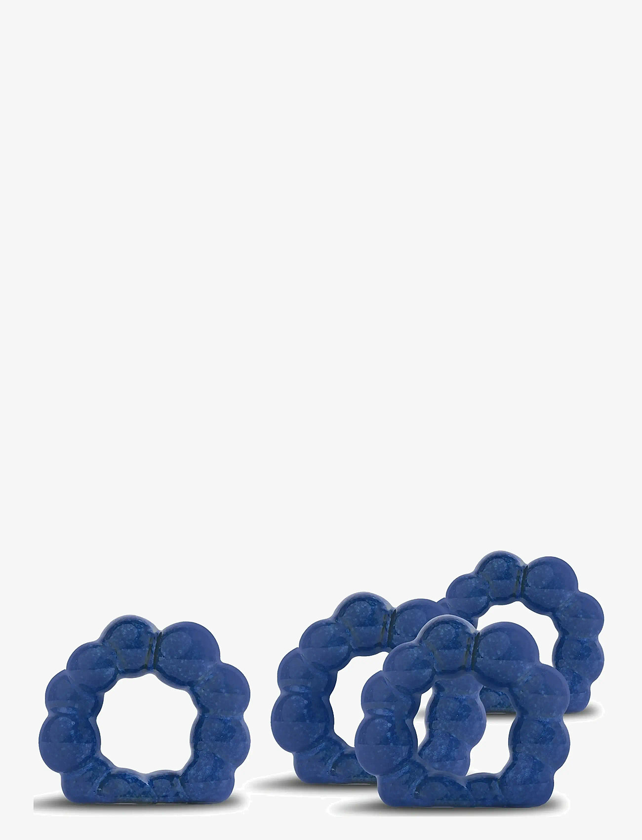 Byon - Servettring Porto, 4-pack - servettringar & servettställ - blue - 0