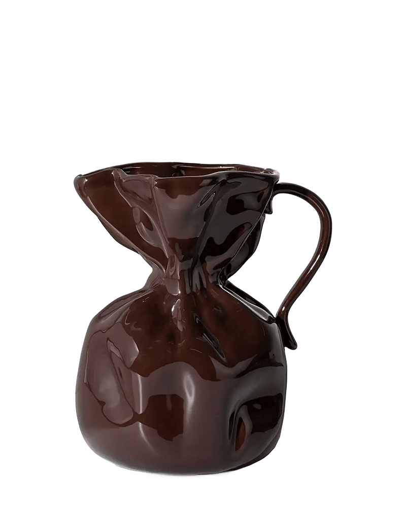 Byon - Vase Crumple - vasen - brown - 1