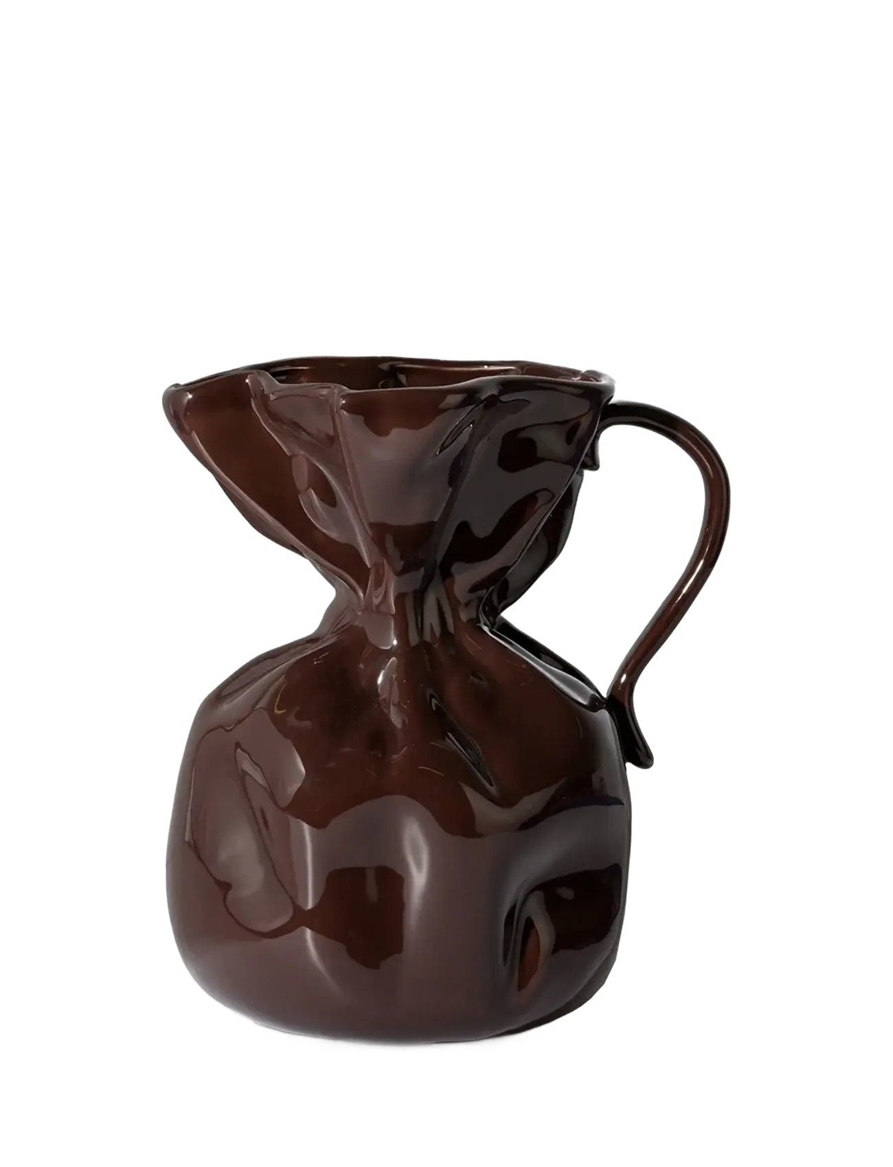 Byon - Vase Crumple - vasen - brown - 1
