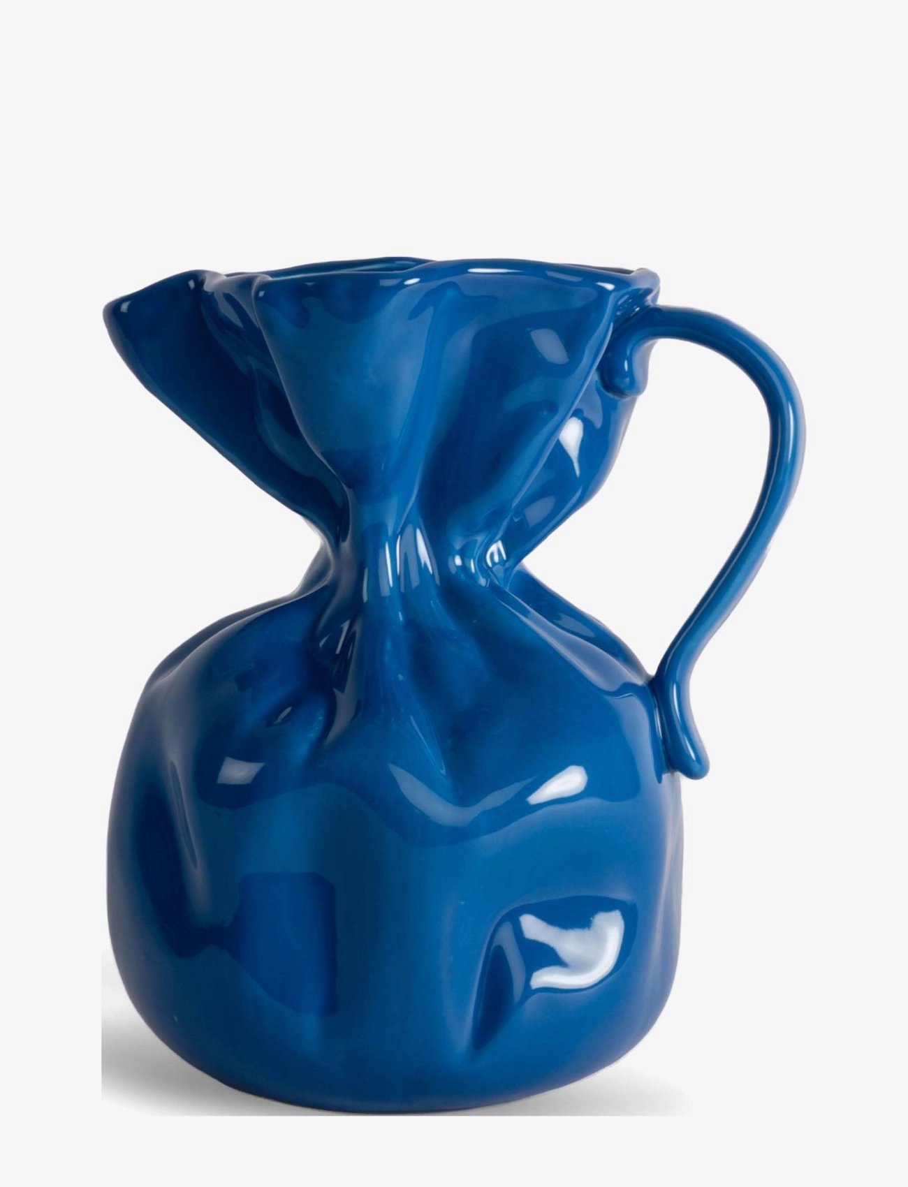 BYON Vase Crumple Blau - One Size - Unisex
