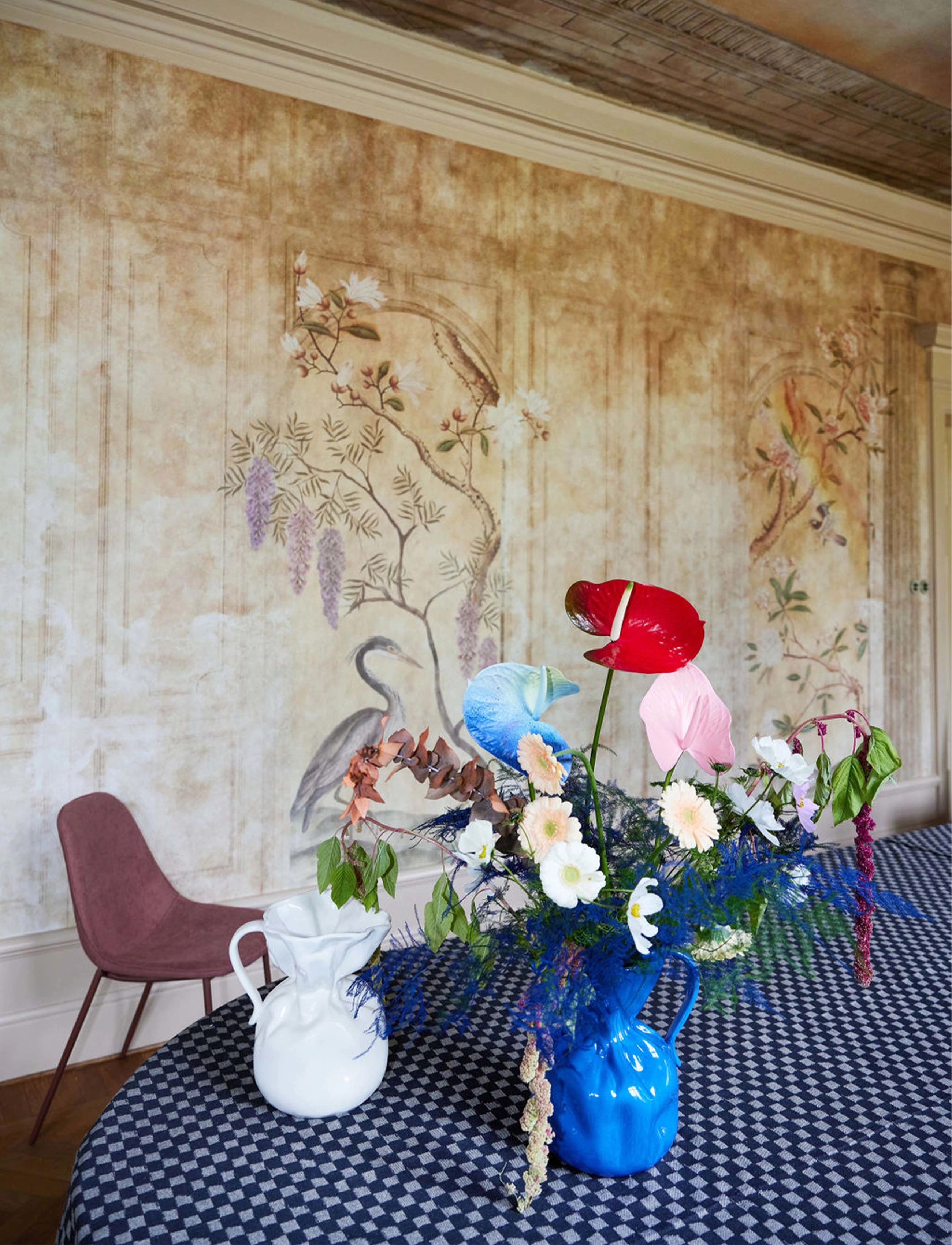 Byon Vase Crumple, One Size, Decoration, Blau - Vases, Homeware