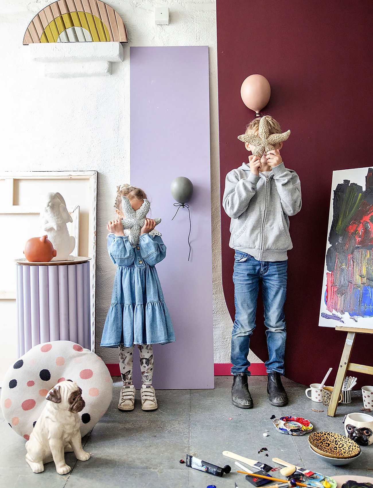 Byon Balloon Decoration L, 17 cm, Kids Decor, Rosa - Wall Decors, Kinder