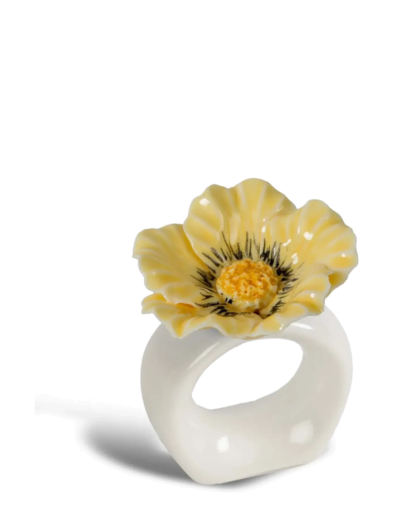BYON Servietring Poppy, 2-Pak Beige - One Size - Unisex