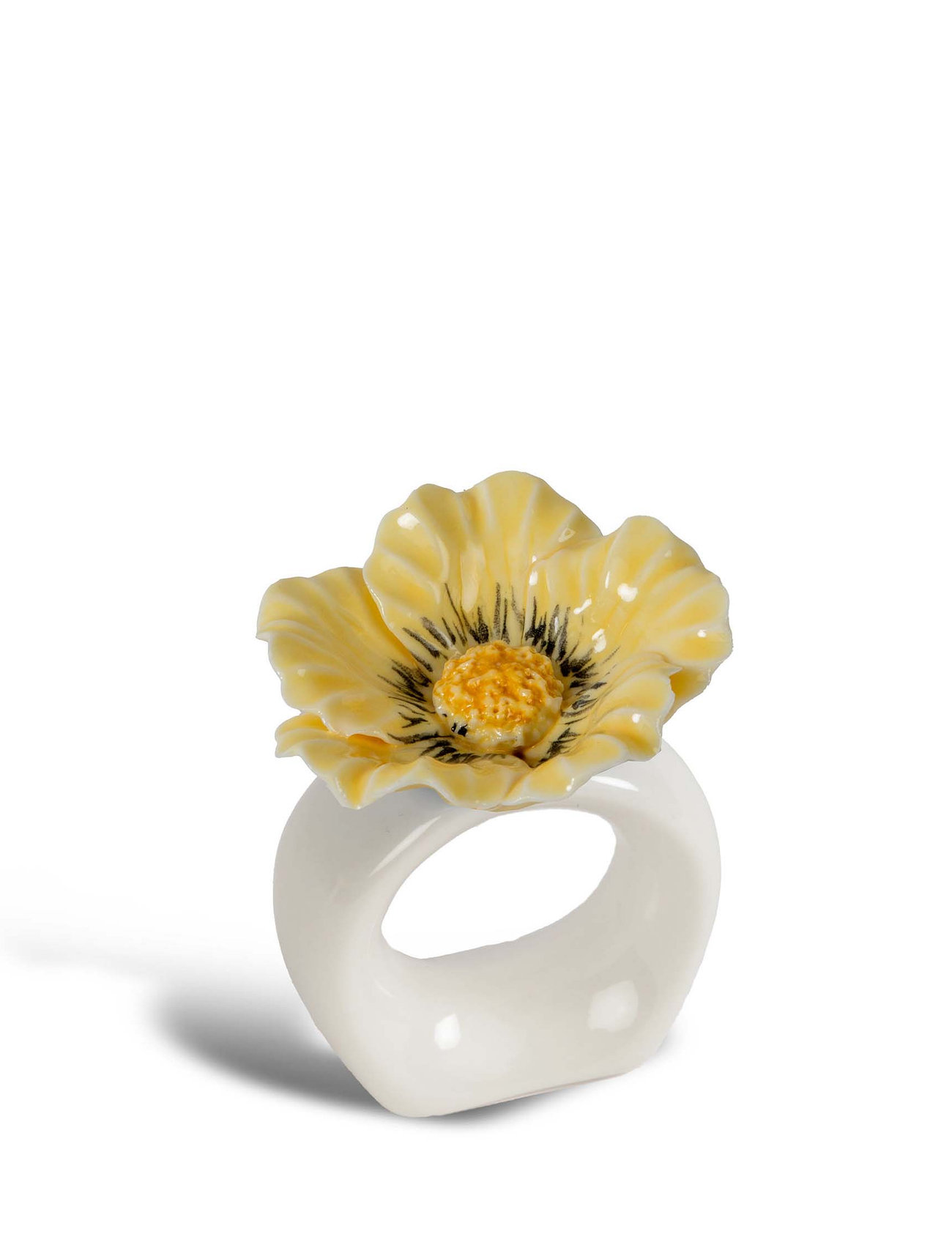 Byon - Napkin ring Poppy 2pcs/set - laveste priser - beige - 0