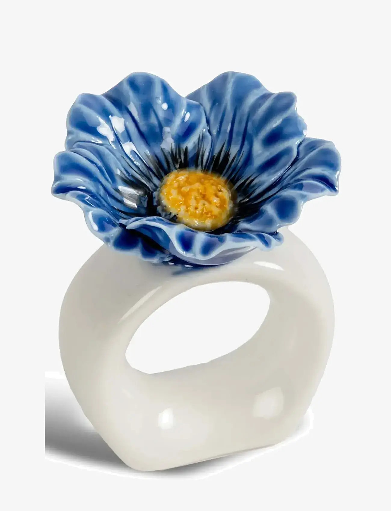 Byon - Napkin ring Poppy 2pcs/set - servietringe & servietholdere - blue - 1