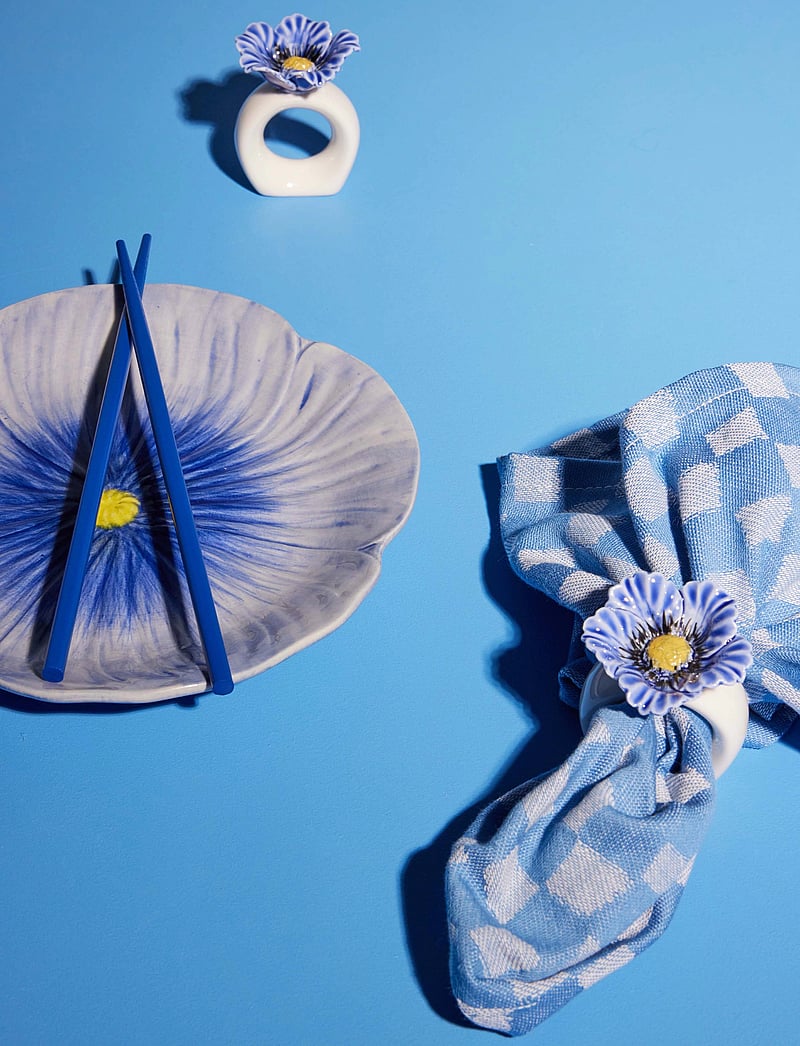 Byon - Napkin ring Poppy 2pcs/set - die niedrigsten preise - blue - 1