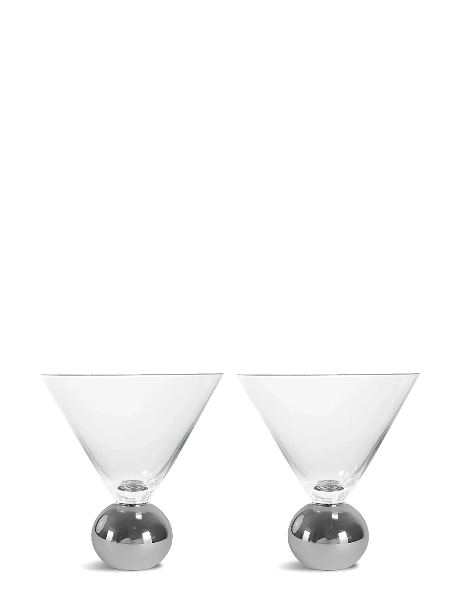 Byon - Glass Spice 2pcs/set - cocktail & longdrinkgläser - clear/silver - 1