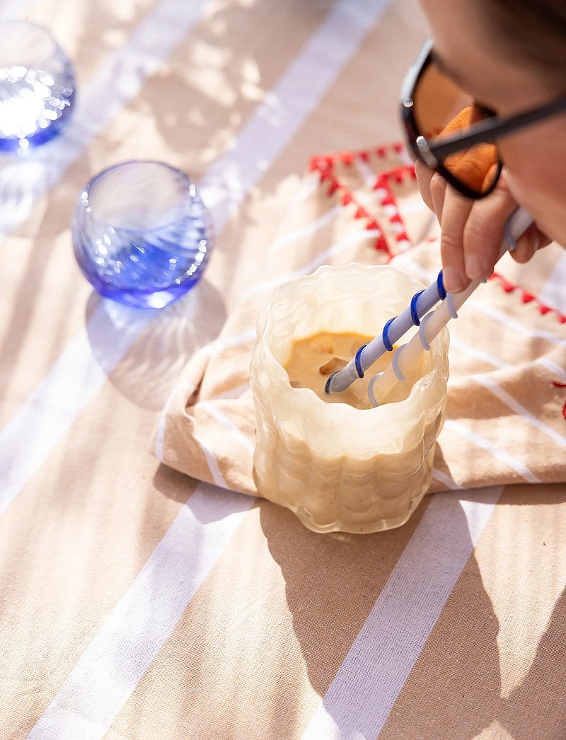 Byon - Straws Celebrate long 4pcs/set - joogikõrred - blue/white/yellow/green - 2