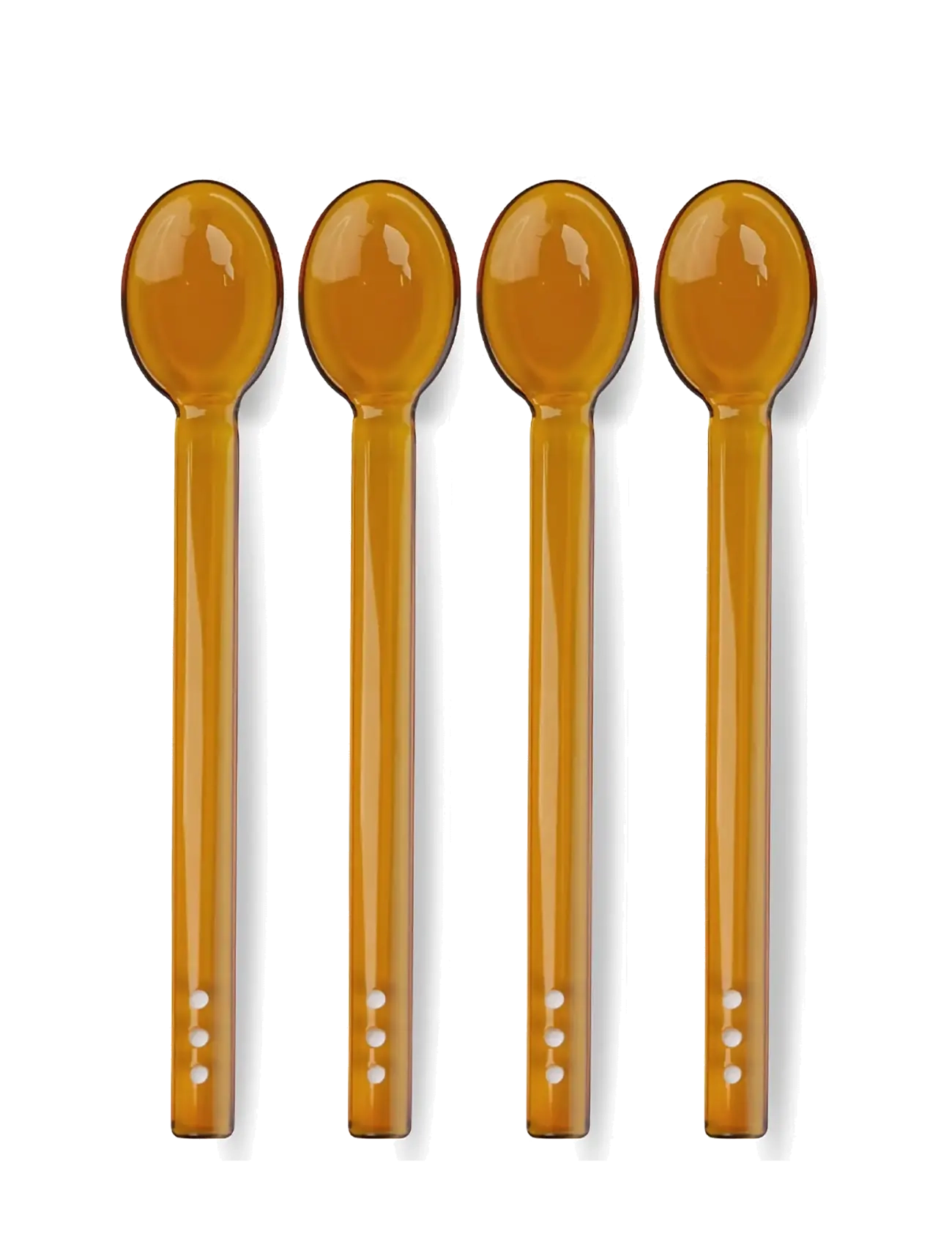 Byon Sked Dotti, 4-pack - Bestick - AMBER / orange