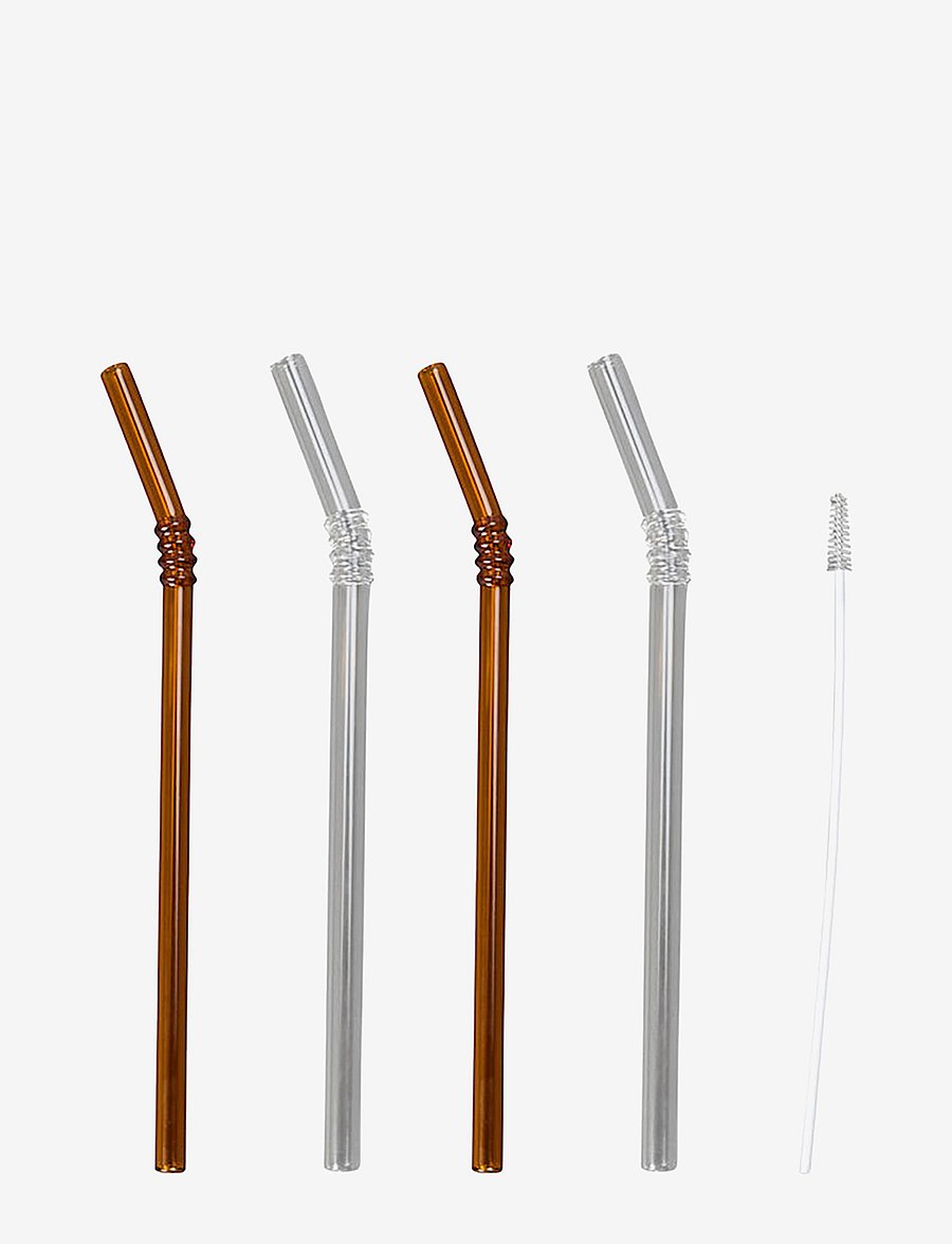 Byon - Straw Smile 4pcs/set - die niedrigsten preise - clear/brown - 0
