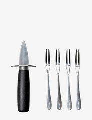 Byon - Oyster set Ostrica s/5 - seafood cutlery sets - black - 0