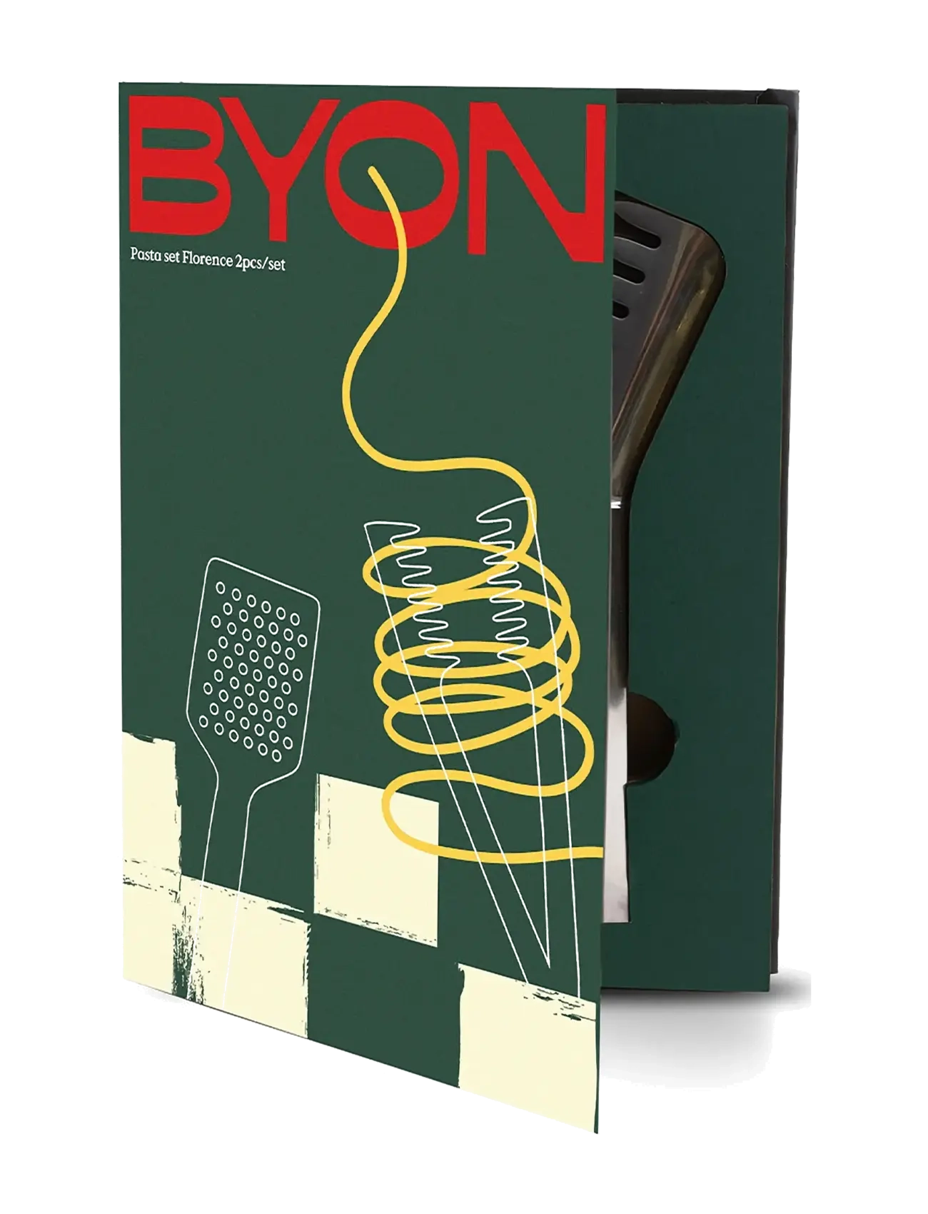 Byon - Pasta set Florence 2pcs/set - pastamasinad ja tarvikud - silver - 2