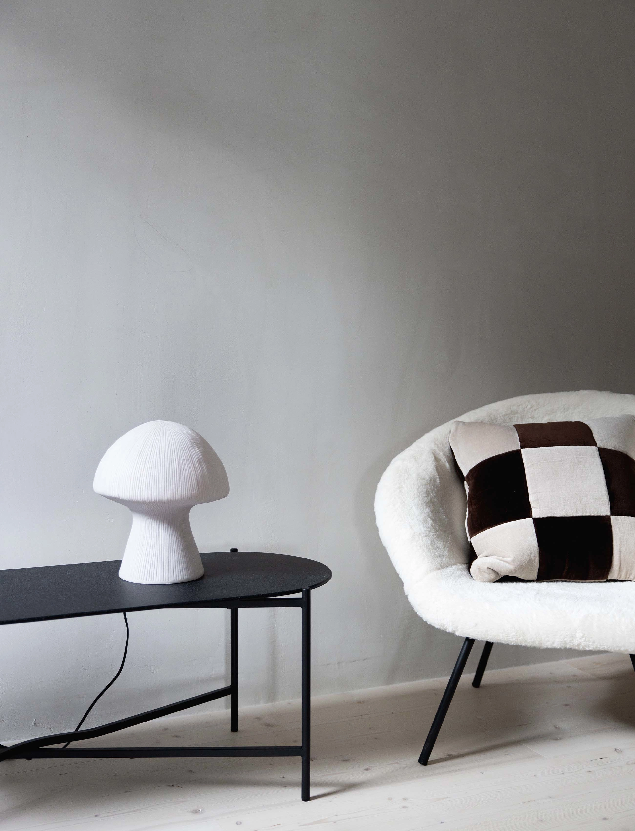 Byon Lamp Mushroom, 27X31 cm, Lamps, Weiß - Table Homeware