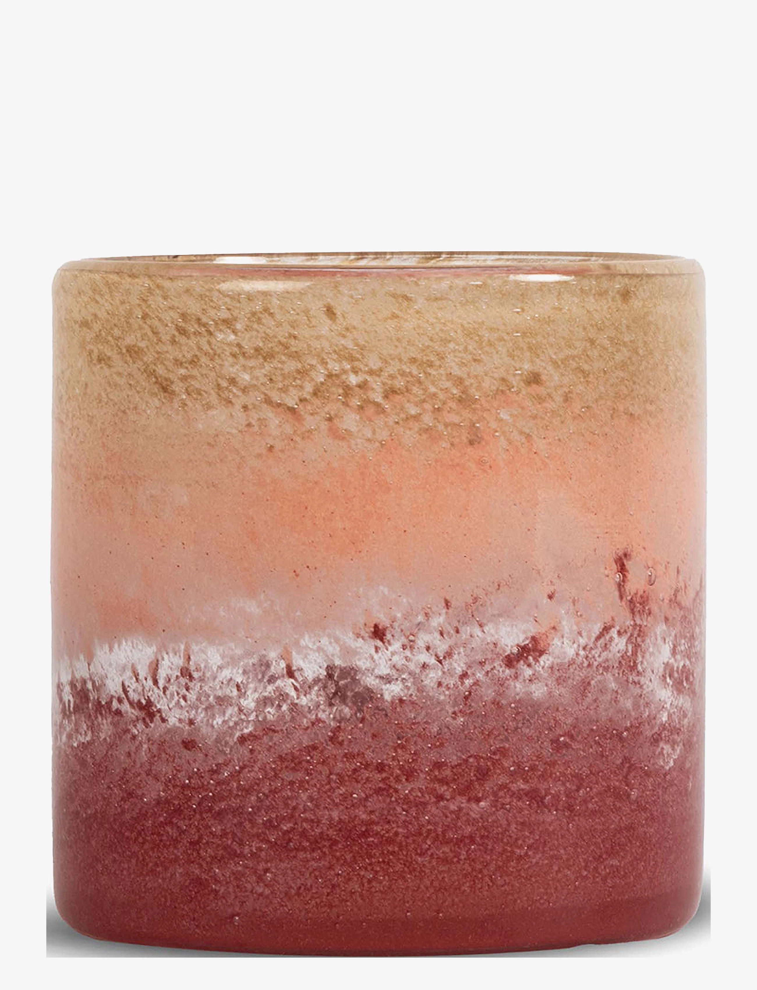 Byon Lyslygte Calore Faded M, Fyrfadsstage, Pink, Str: Ø 15 cm