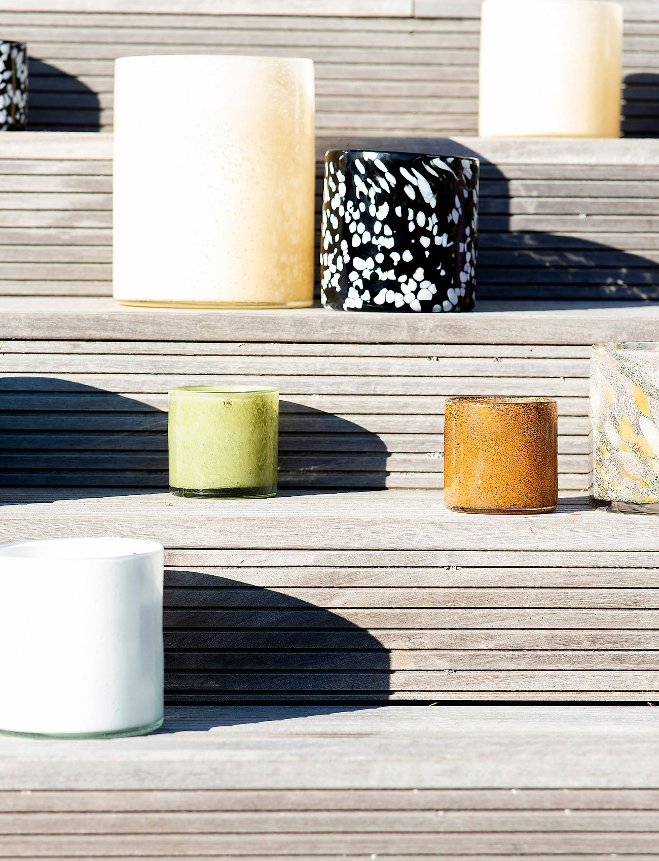 Byon Candle Holder Calore Xs, H10 cm, Orange, Lysestager & Fyrfadsstager > Indendørs Lanterner, Unisex