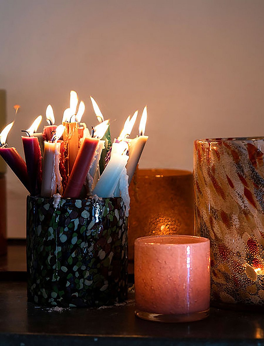 Byon - Candle holder Calore XS - teeküünlahoidjad - green - 0