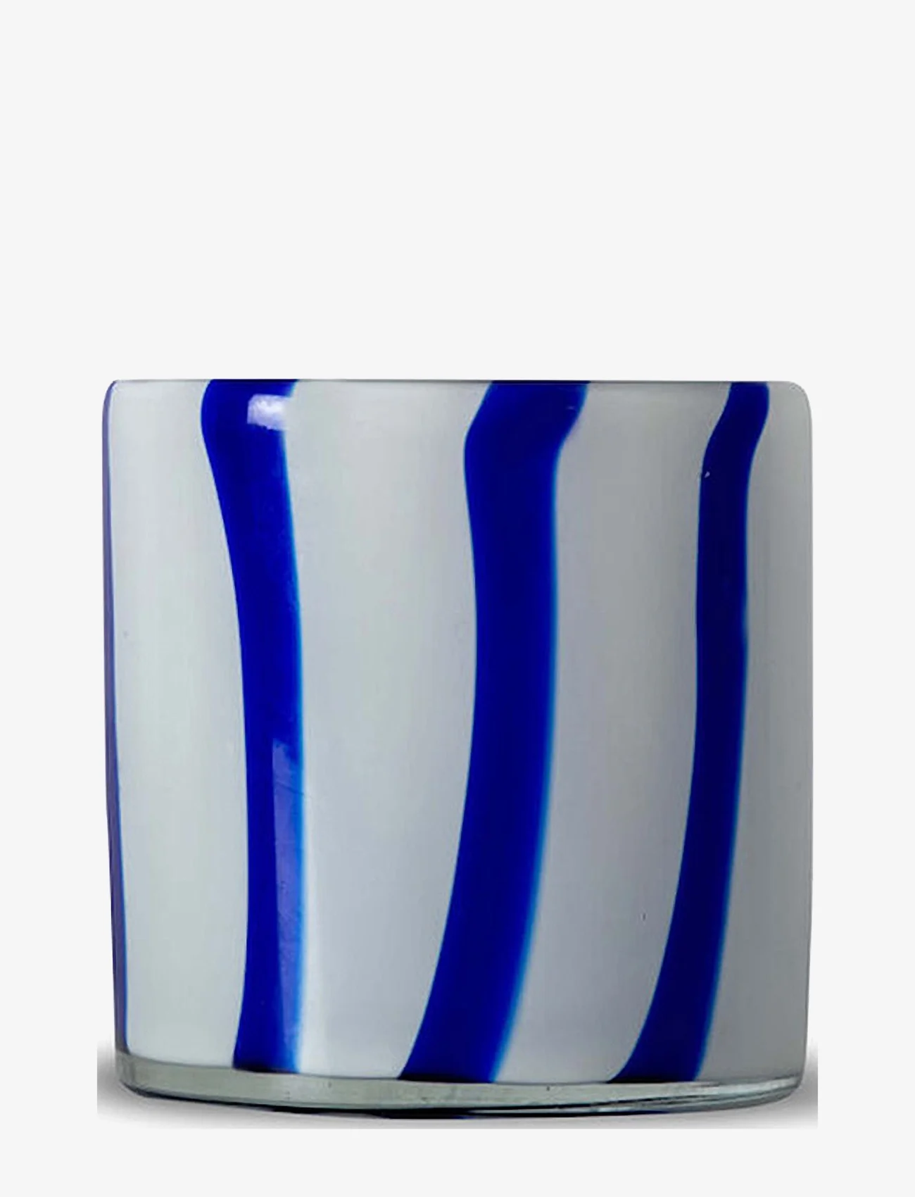 Byon - Candle holder Calore Curve XS - laveste priser - blue/white - 0