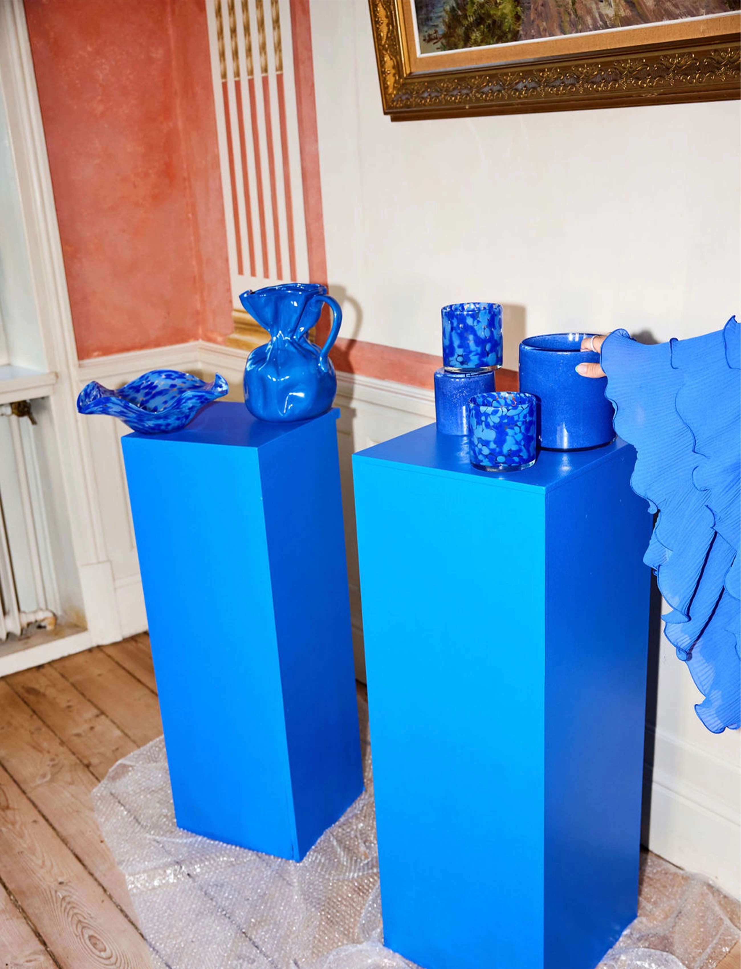 Byon Candle Holder Calore Xs, One Size, Candlesticks & Lanterns, Blau - Tealight Holders, Homeware