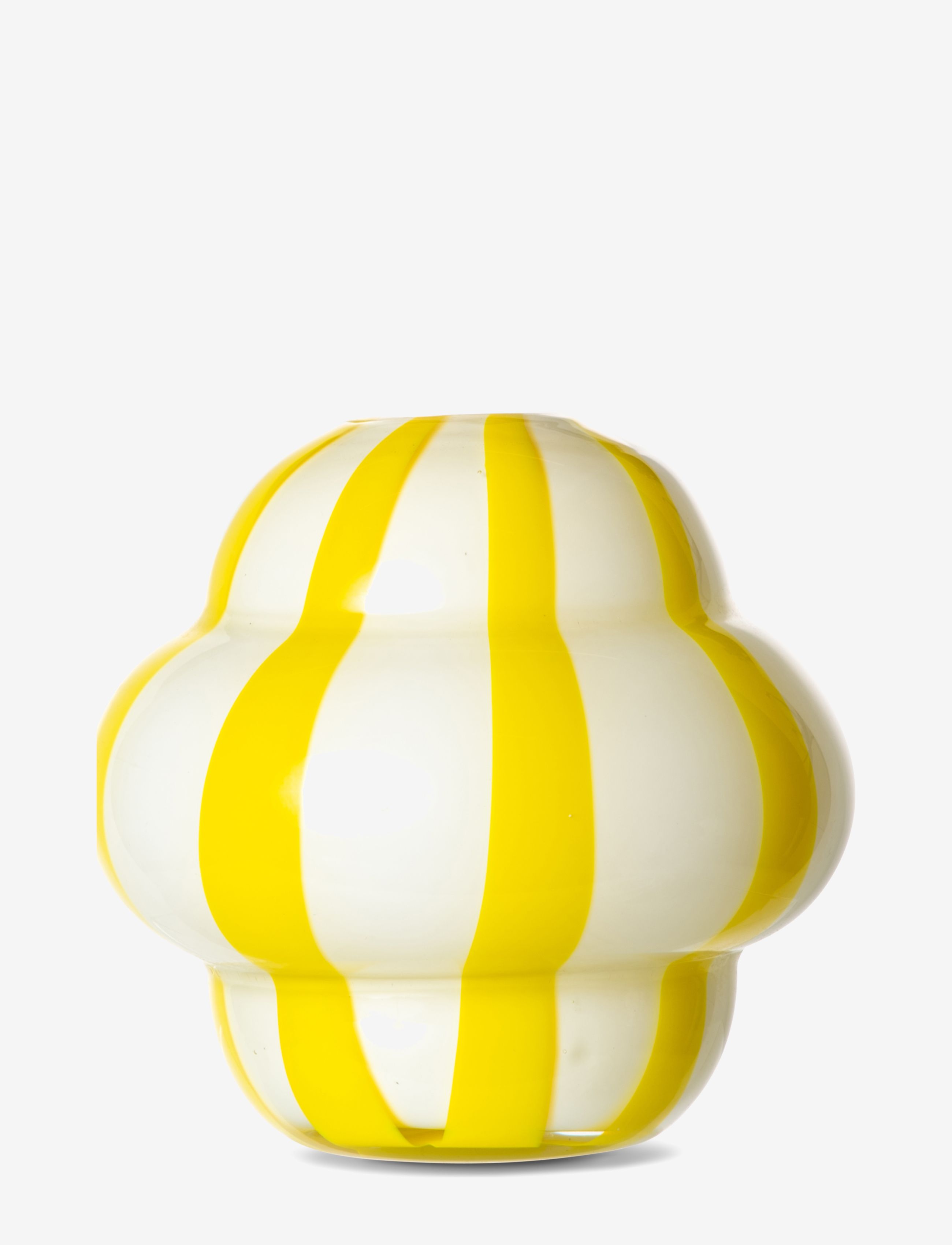 Byon Vase Curlie, Stor vase, Gul, Str: H22CM