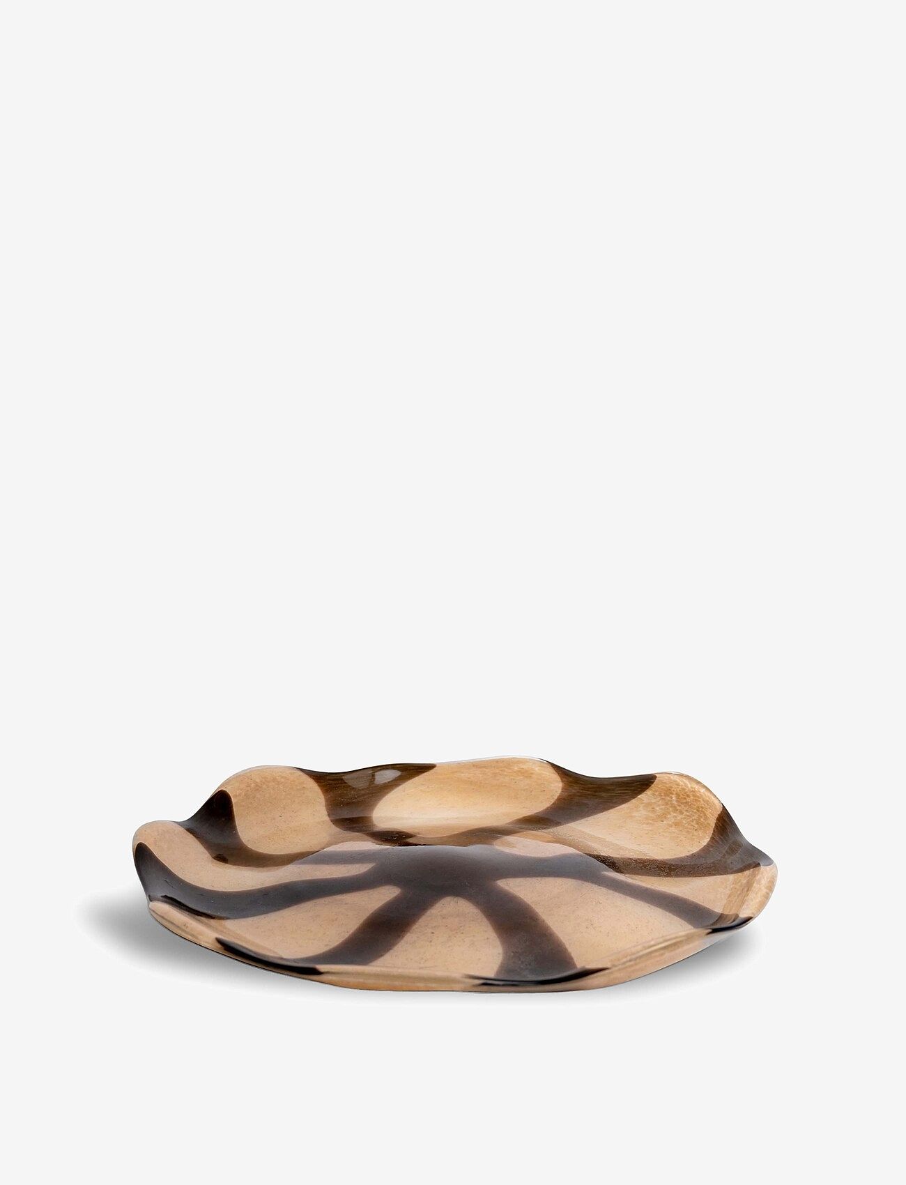 Byon - Plate Curve M - dekorative platter & skåle - black/beige - 2