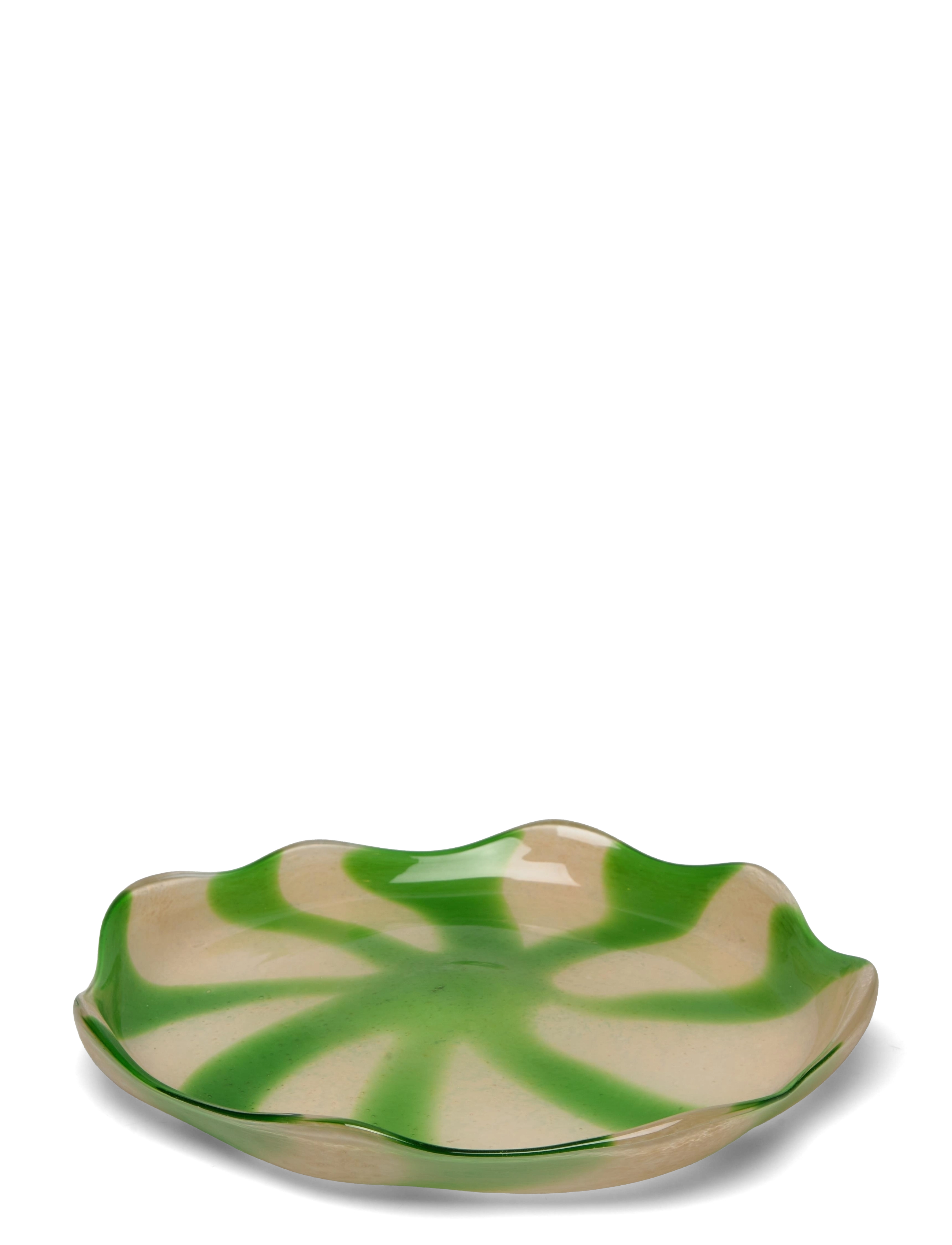 Byon Fat Curve M, Decorative Platters, Grøn, Str: ONE SIZE