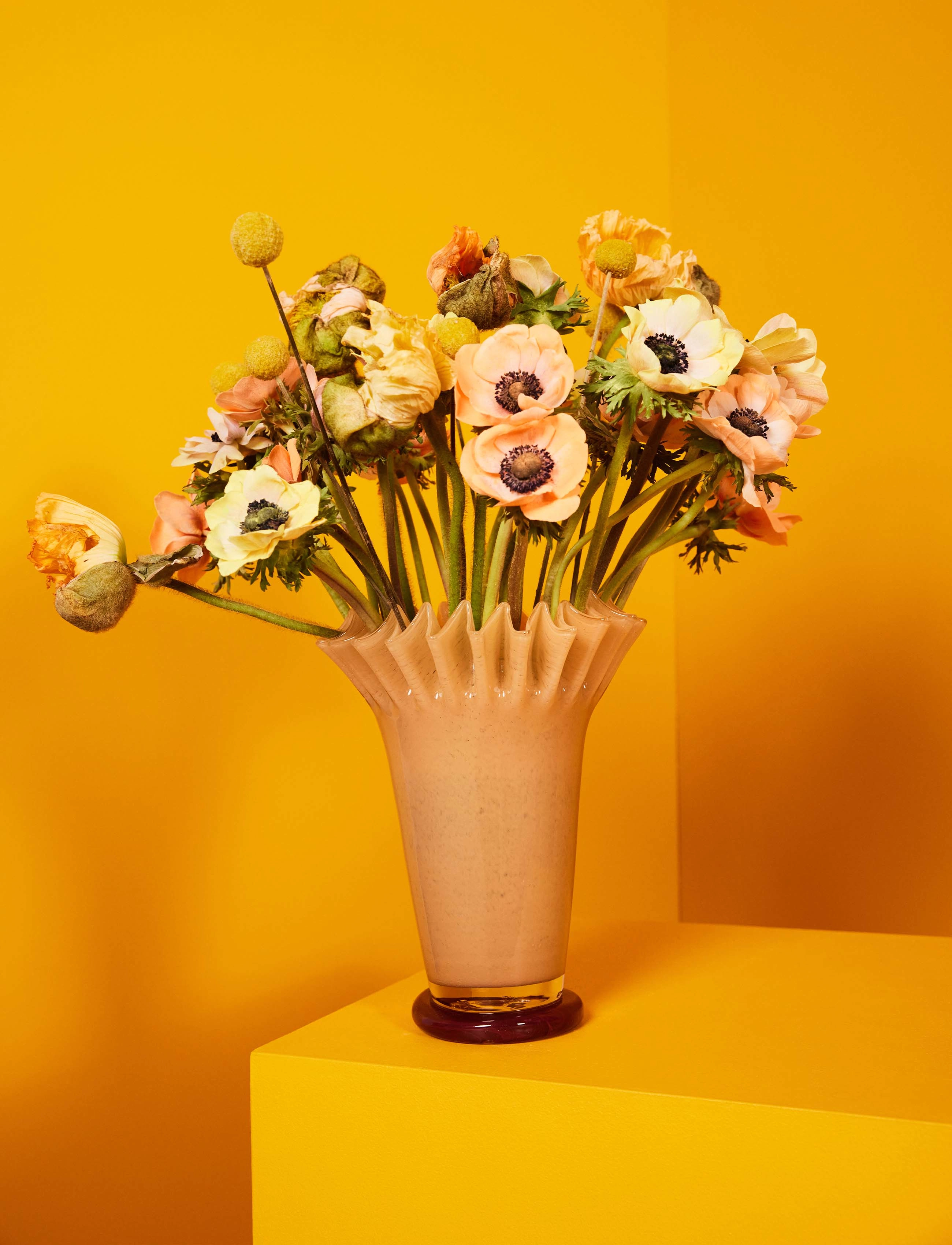 Byon Vase Lori, APPROX.20.5X20.5X28 cm, Orange, Dekoration > Vaser, Unisex