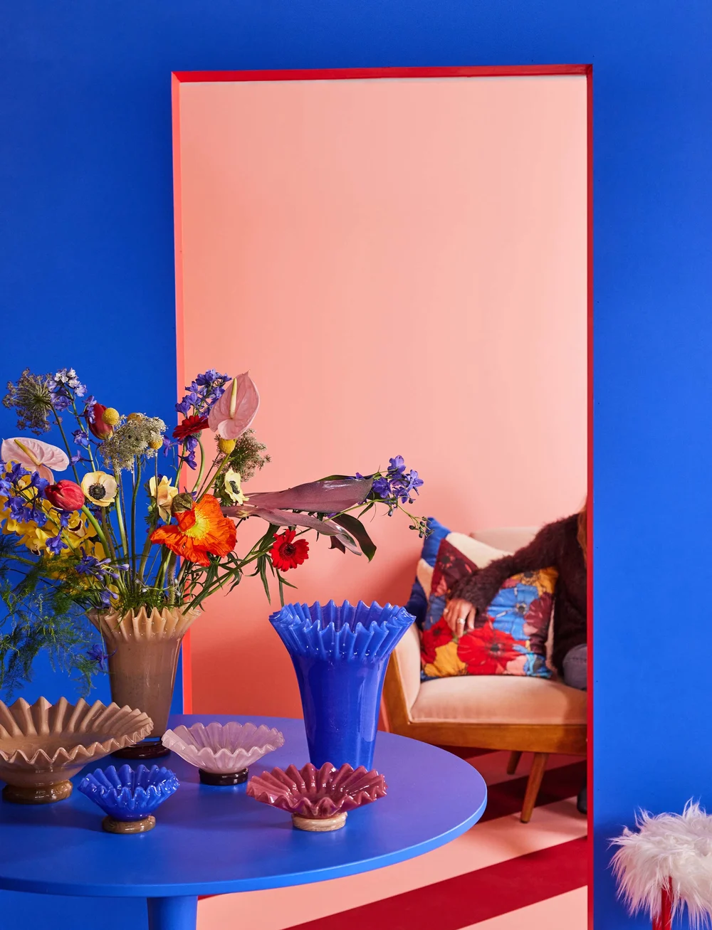 Byon - Bowl Lori S - osta hinna alusel - blue/beige - 1