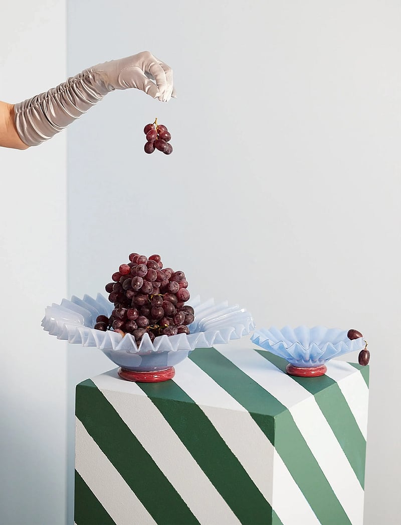 Byon - Bowl Lori M - dekoschalen - light blue/bordeaux - 2