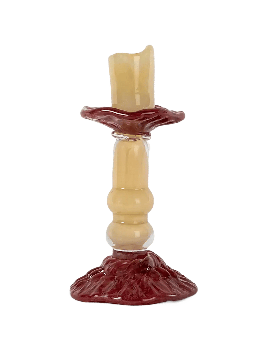 Byon - Candlestick Lara S - kerzenständer - beige/bordeaux - 1