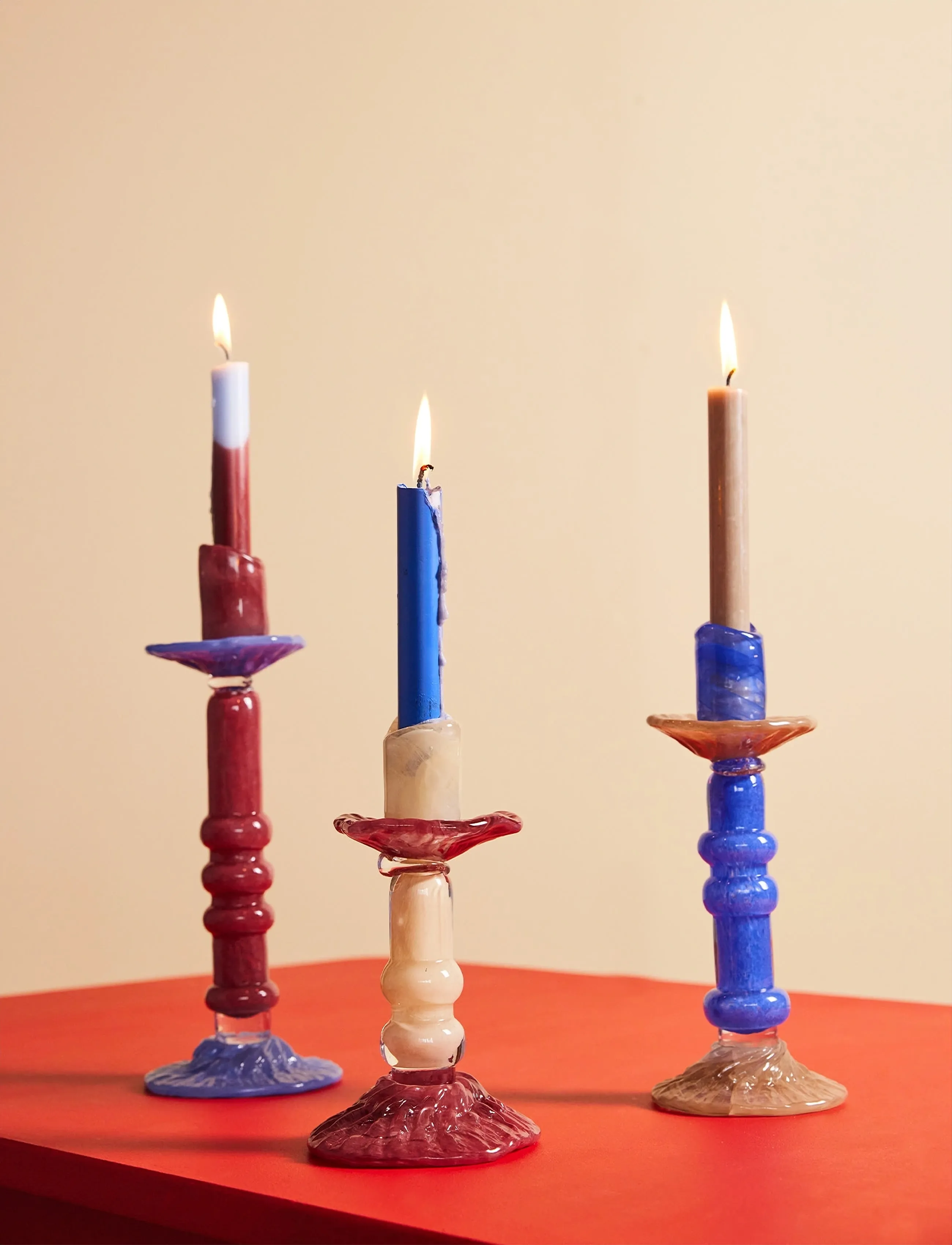 Byon - Candlestick Lara S - kerzenständer - beige/bordeaux - 4