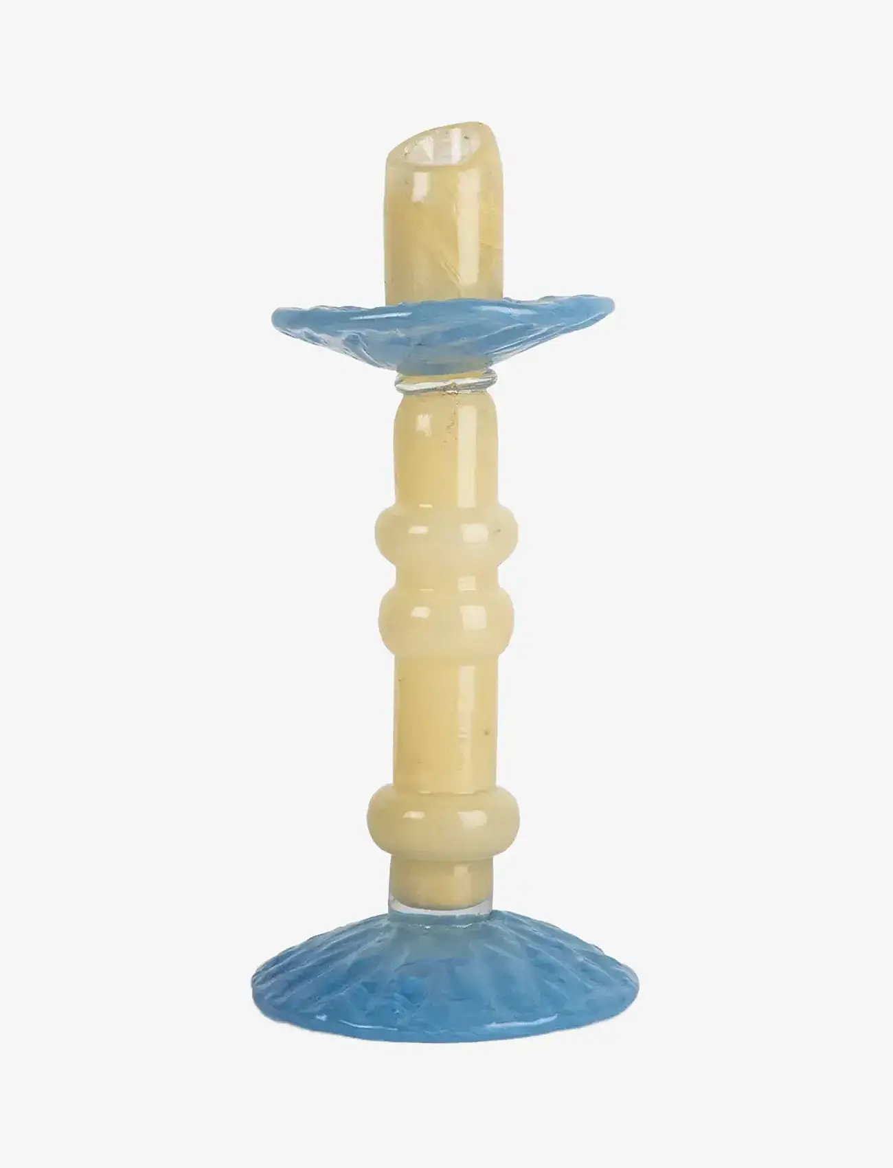 Byon - Candlestick Lara M - kerzenständer - light beige/light blue - 0