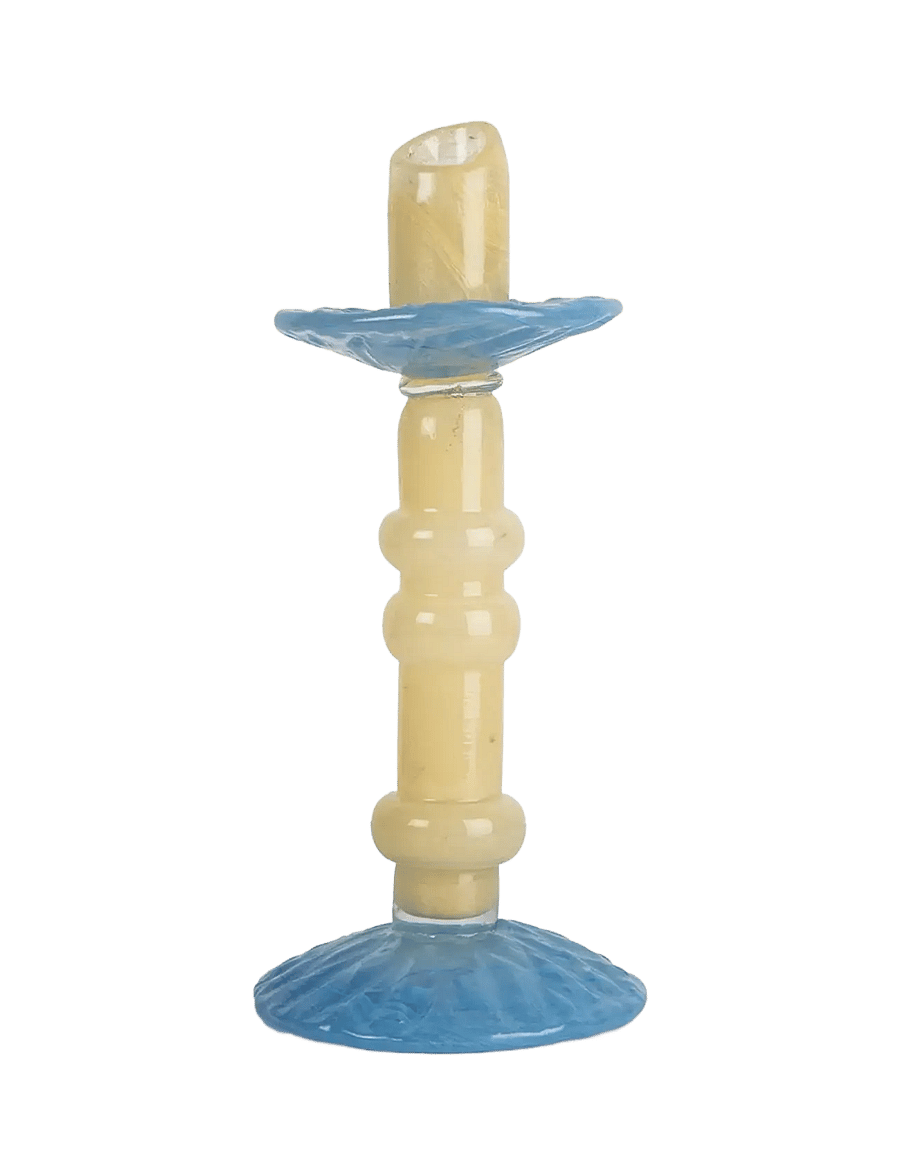 Byon - Candlestick Lara M - küünlajalad - light beige/light blue - 1