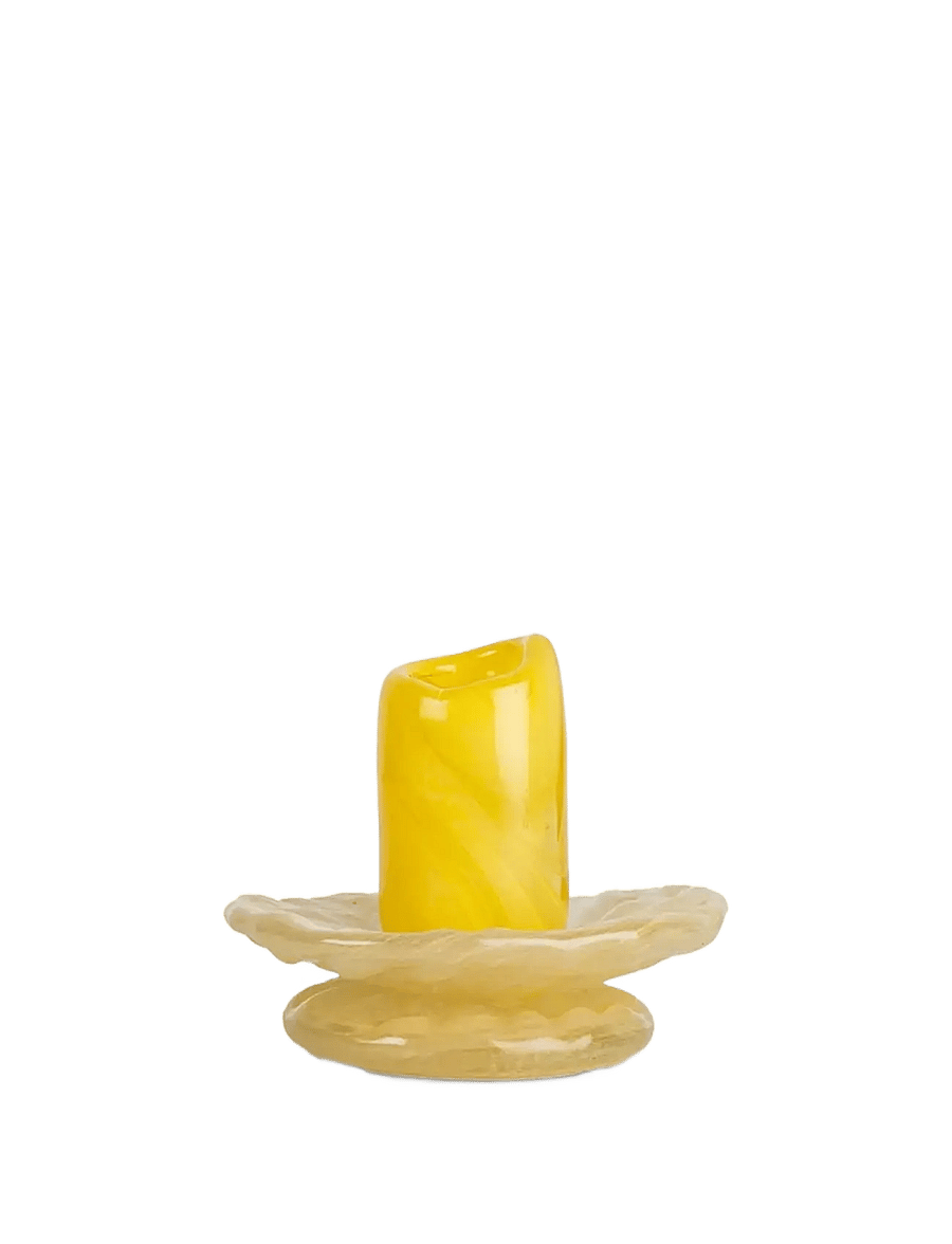 Byon - Candlestick Lara XS - küünlajalad - yellow/light beige - 1