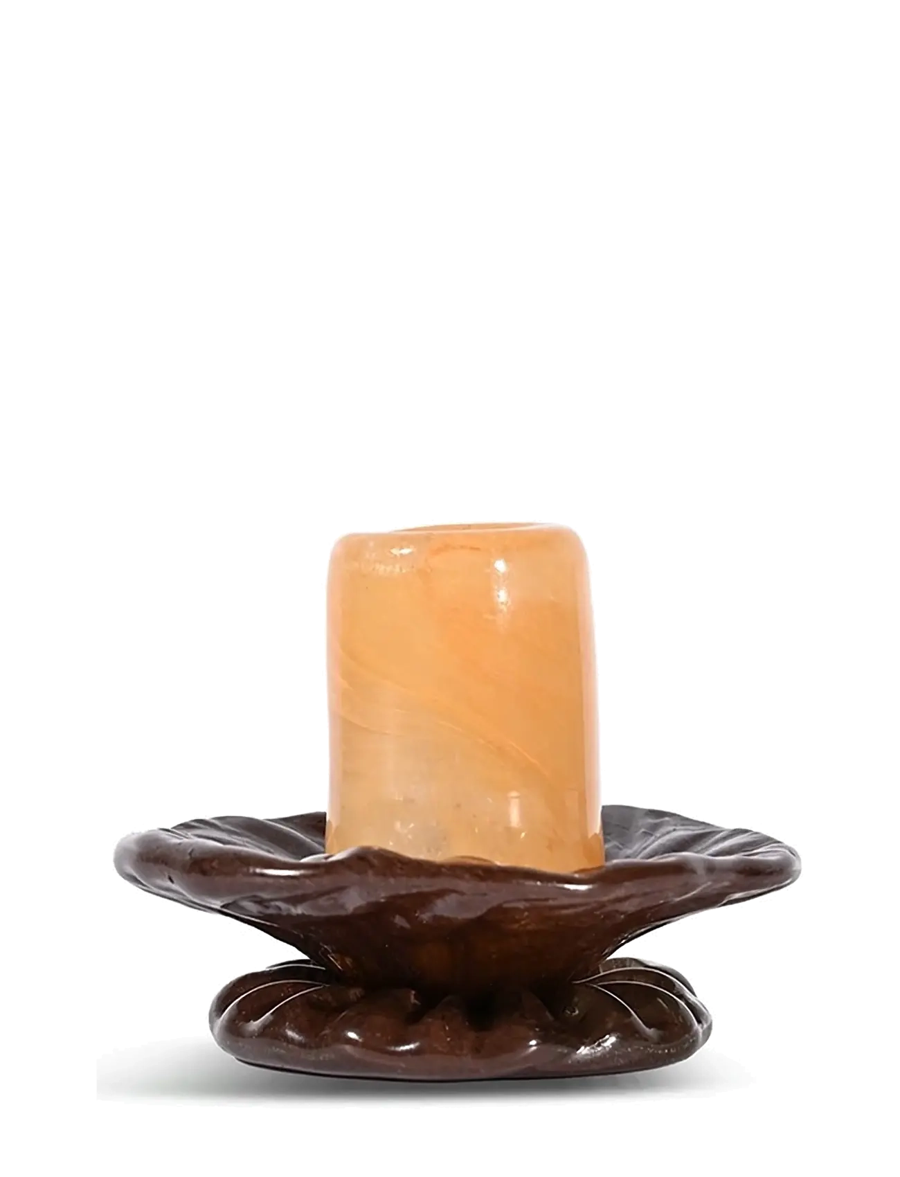 Byon Ljusstake Lara XS - Ljusstakar - ORANGE/BROWN / brown