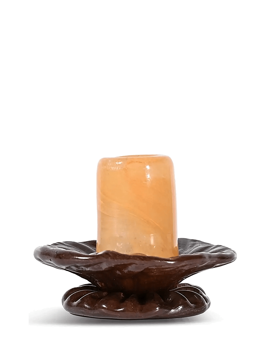 Byon - Candlestick Lara XS - kerzenständer - orange/brown - 1
