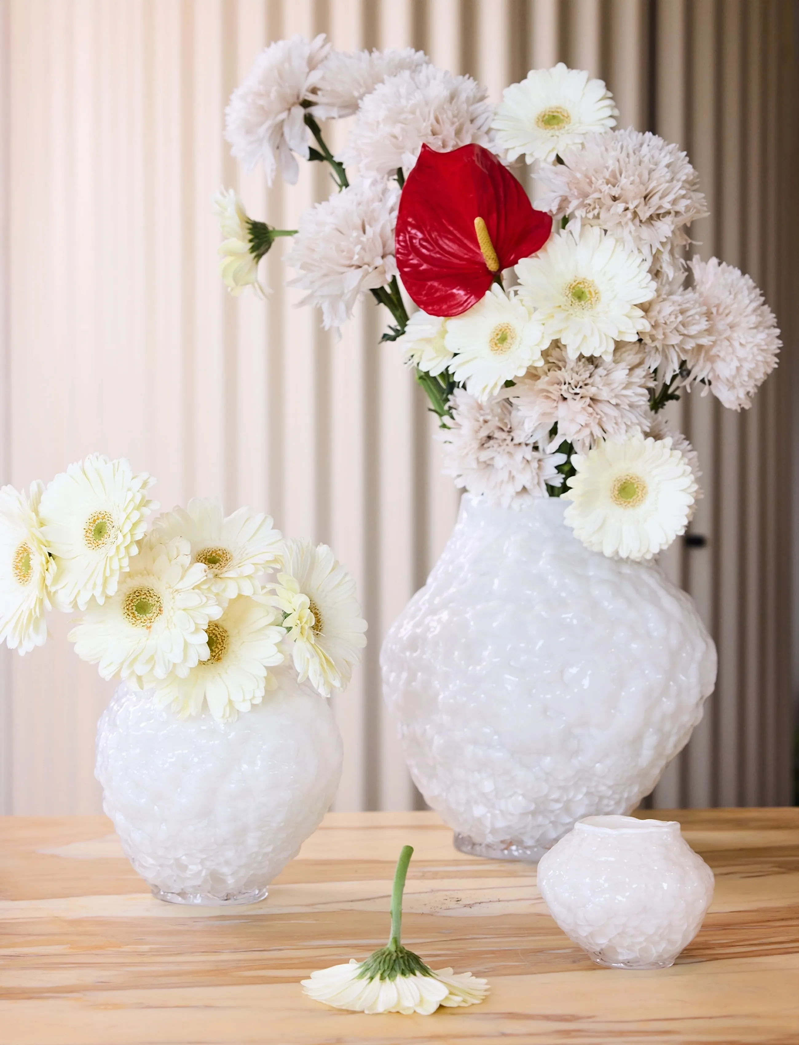 Byon Vase Corallo Mini, H11 cm, Candlesticks & Lanterns, Weiß - Tealight Holders, Homeware
