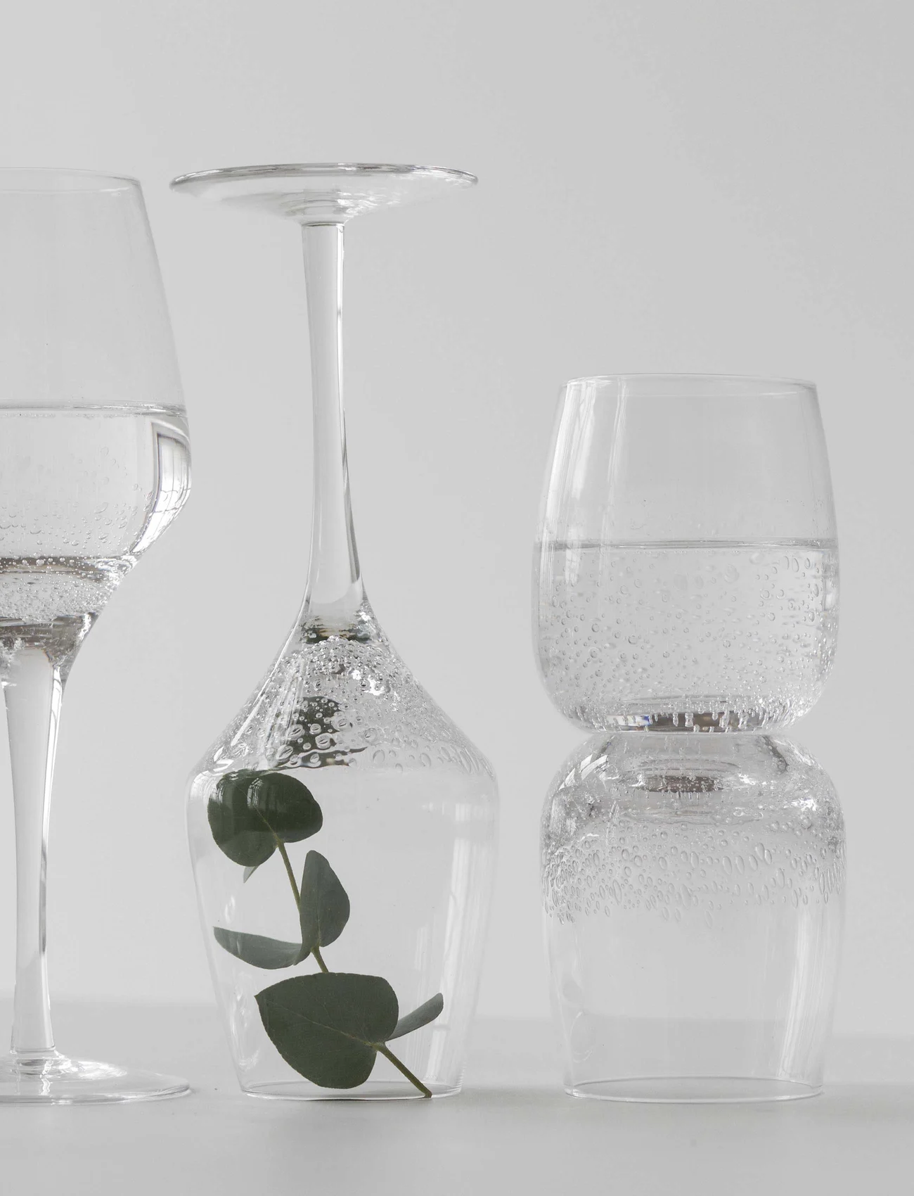 Byon - Water glass Bubbles - najniższe ceny - clear - 1