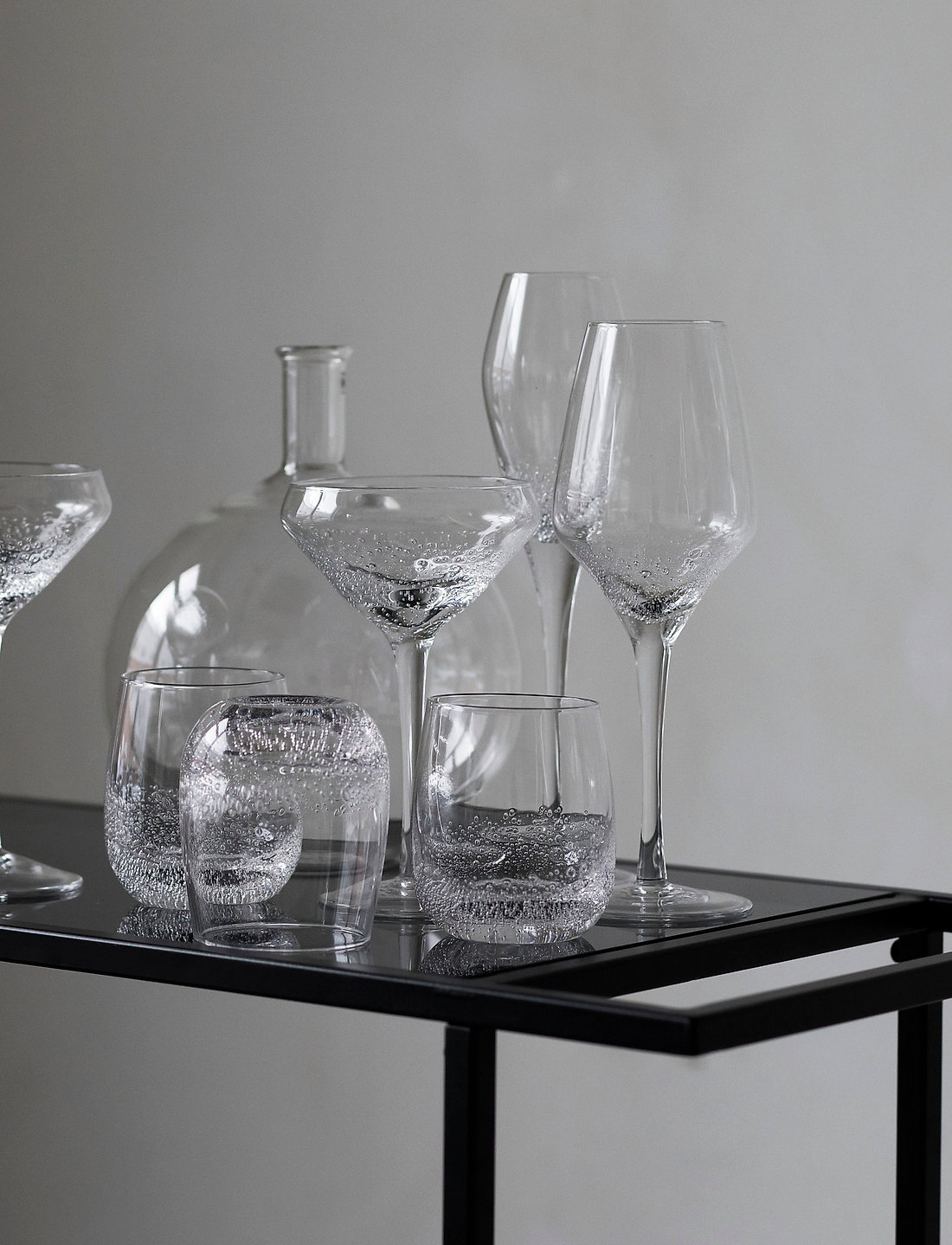 Byon - Champagne saucer Bubbles - sektgläser - clear - 2