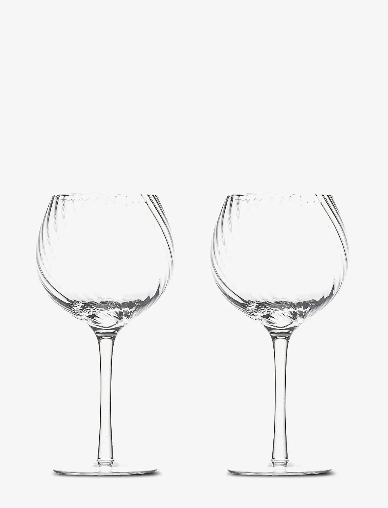 Byon - Wine glass Opacity 2pcs/set - hvidvinsglas - clear - 0