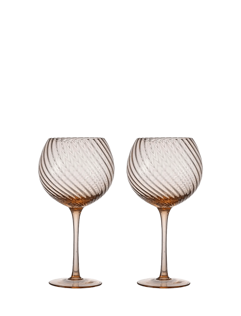 Byon - Wine glass Opacity 2pcs/set - witte wijnglazen - peach - 0