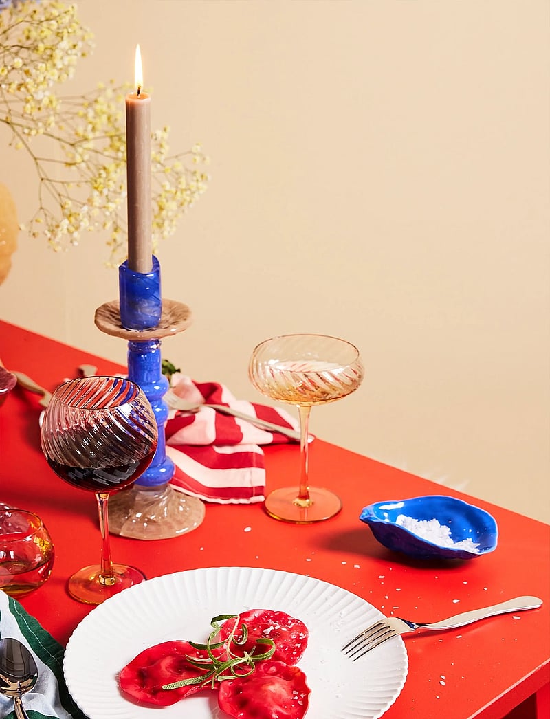 Byon - Wine glass Opacity 2pcs/set - witte wijnglazen - peach - 3