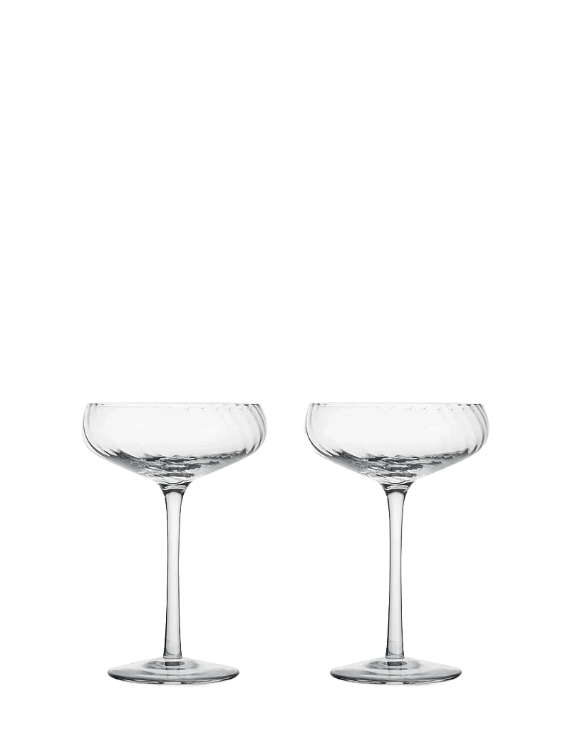 Byon - Champagne saucer Opacity 2pcs/set - sektgläser - clear - 1