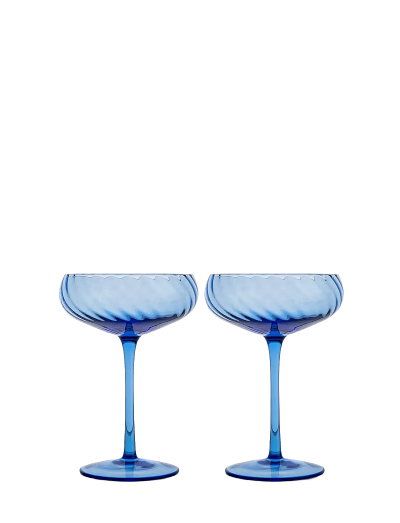 Byon - Champagne saucer Opacity 2pcs/set - nach preis einkaufen - blue - 0