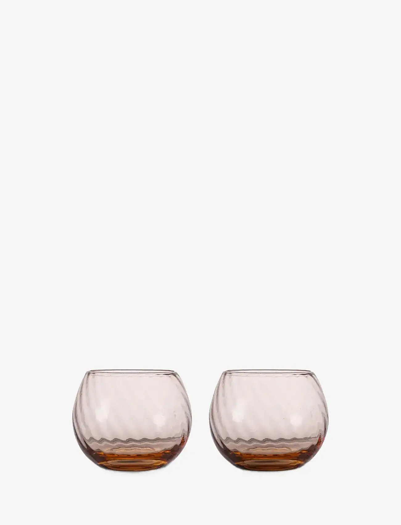Byon - Water glass Opacity 2pcs/set - cocktail & martini glasses - peach - 0